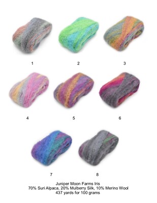 Clearance: Iris Yarn from Juniper Moon Farms; 7 Colors
