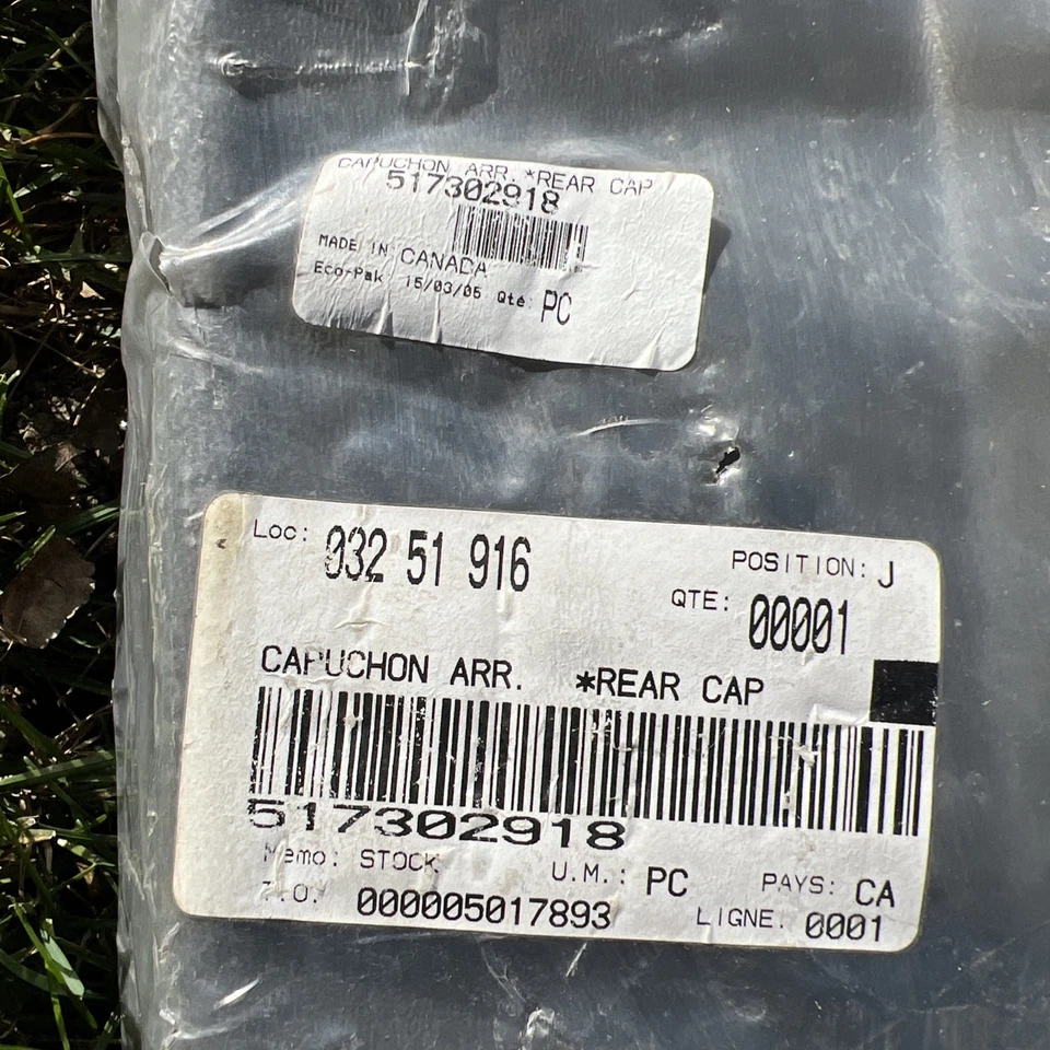 Nuevo panel de cierre trasero de plástico 2004/05 Ski doo Elite moto de nieve-517302918 Foto 2 de 4