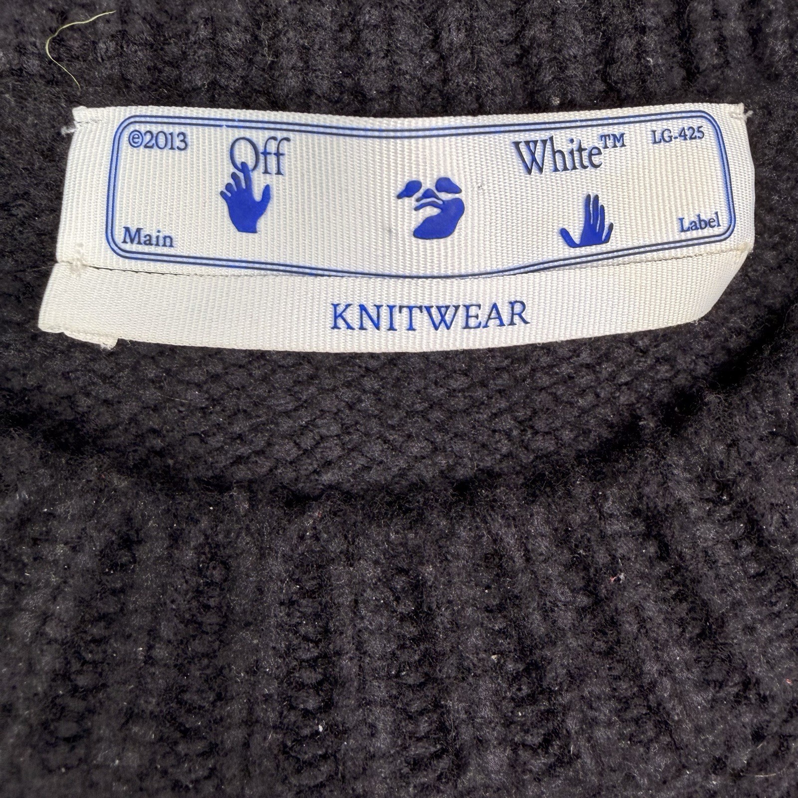 Off-White Pascal Tool Pullover Black Sweater Adul… - image 2