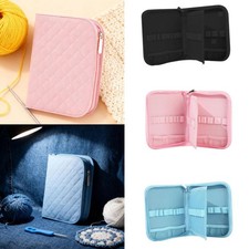 H&auml;kelnadel-Etui mit Netztaschen, leicht zu transportierendes
