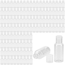 120 PCS 30 ml Clear Empty Travel Bottles, Round Empty Bottles with Flip Cap, ...