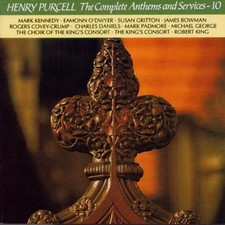 ROBERT KING - Henry Purcell: The Complete Anthems And Services 10 - CD - Mint