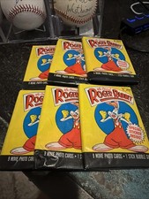 1987 Topps Who Framed Roger Rabbit? Trading Card Pack - 6 Pack Lot
