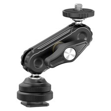Ulanzi R098 Double Ball Heads with Cold Shoe Mount
