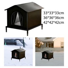 Outdoor Cat House Cat Shelter Home Kennel Dog Bed Cave Unique Multifunctional
