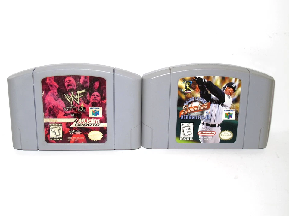 LOTE DE 6 juegos Nintendo 64 N64: WWF, Gretzky, Griffey, Knockout Kings, Fox Sports Foto 2 de 4
