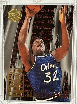 1995-96 Fleer Ultra All-NBA Gold Medallion Edition Shaquille O'Neal #8 see Photo