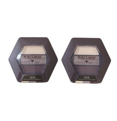 2 Pack Burt's Bees Countryside Lavender Eyeshadow Trio w/ Bamboo NEW SEALED 1515