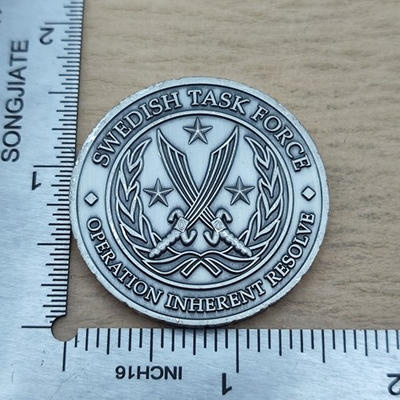 #ad #ad Swedish Task Force Operation Inherent Resolve Challenge Coin $19.99