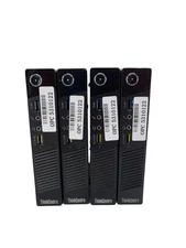 LOT 4 Lenovo M93 MINI Tiny Micro PC i7-4765T 16GB 256GB Desktop W/Adapter NO OS