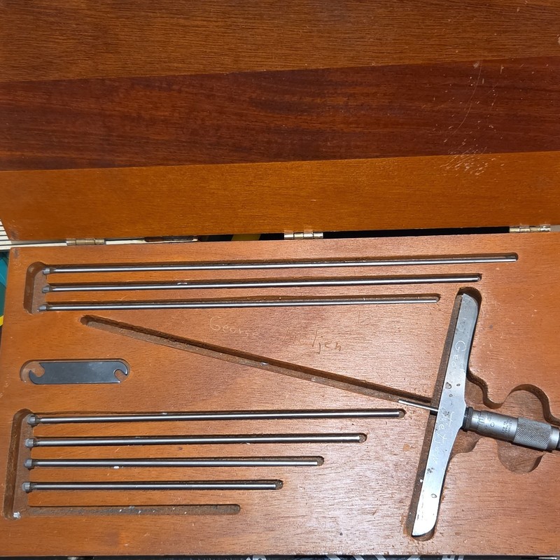 Starrett No. 445 Depth Gauge Micrometer