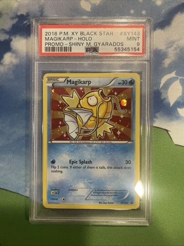 2016 Pokemon Shiny M. Gyarados #XY143 Magikarp Holo PSA 9 MINT Black Star Promo