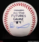 Eloy Jimenez Signed 2017 Futures Game Rawlings OMLB Baseball AUTO Fanatics COA