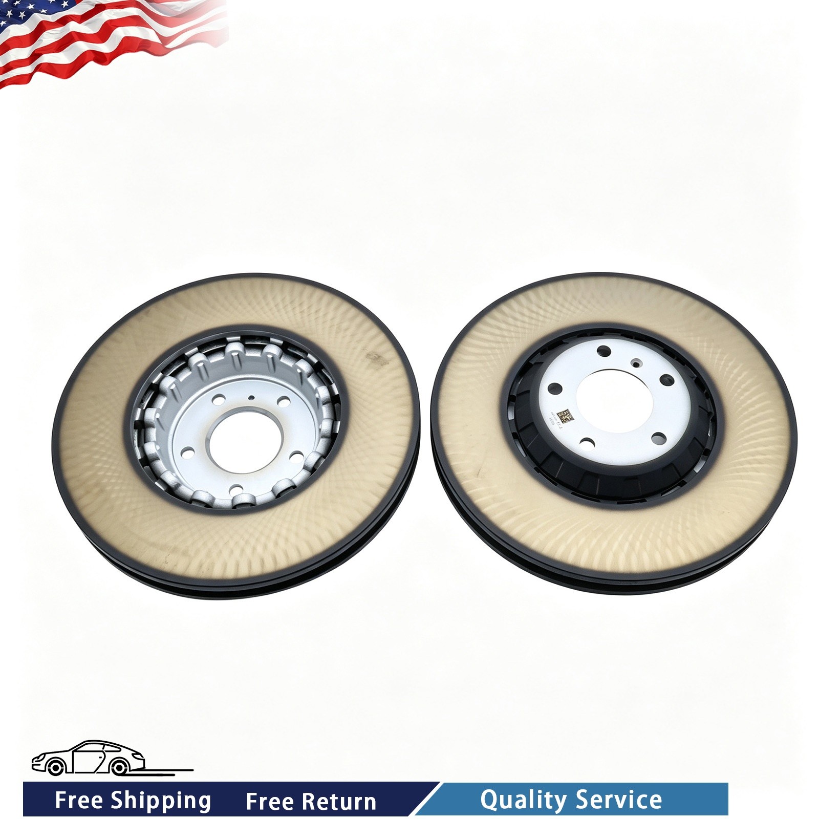 Bentley Bentayga Speed 2016-2023 Front Right Brake discs 2 pcs