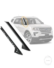 Windshield Trim Molding A-Pillar Set, For 2011-2019 Ford Explorer,Front Outer