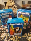 PLAYMOBIL figures Tree Stump Goblin_ Diver_Wizard King  1993 RARE Vintage in box