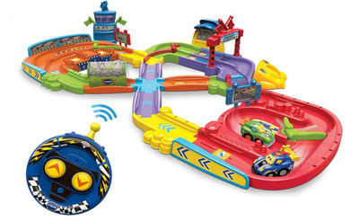 VTech TUT TUT Baby Flitzer RC Autorennbahn mit Fernsteuerung