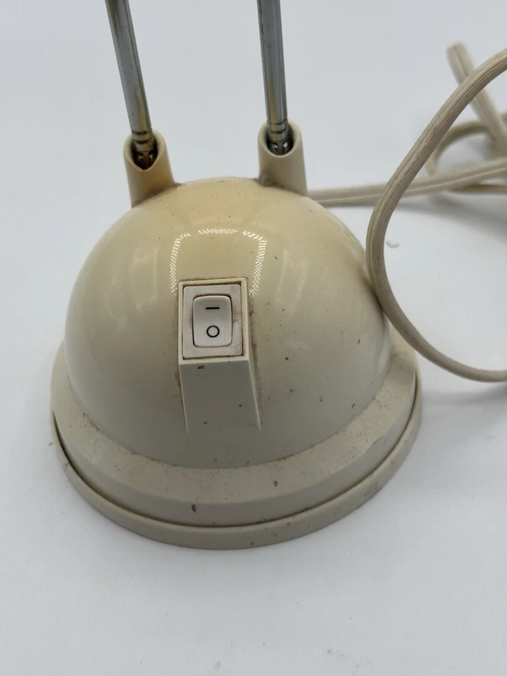 Vintage IKEA Espressivo Cream White Telescopic Halogen Desk Lamp Work Light - Image 3 of 4