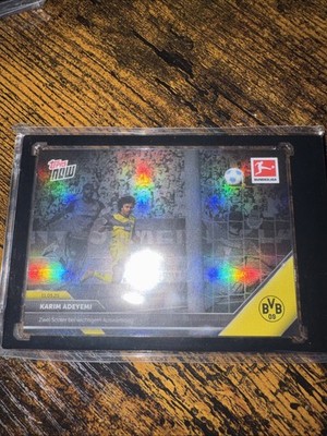 2024 Topps Now Bundesliga #185 Karim Adeyemi BVB zwei Scorer bei Auswärts /10