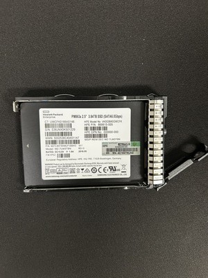PM863a 2.5'' 3.84TB SSD (SATA6.0Gbps) Genuine HPE Server SSD with Caddy