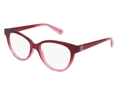 Gucci GG0373O 008 Petite Red Gradient Eyeglasses 47/16/140