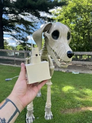7’ Skelly’s Dog TAIL WAGGING MODULE ONLY Motorized Accessory Home Depot Skeleton