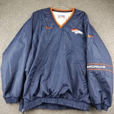 Vintage Nike ProLine Reversable Denver Broncos Pullover Jacket Men's Medium