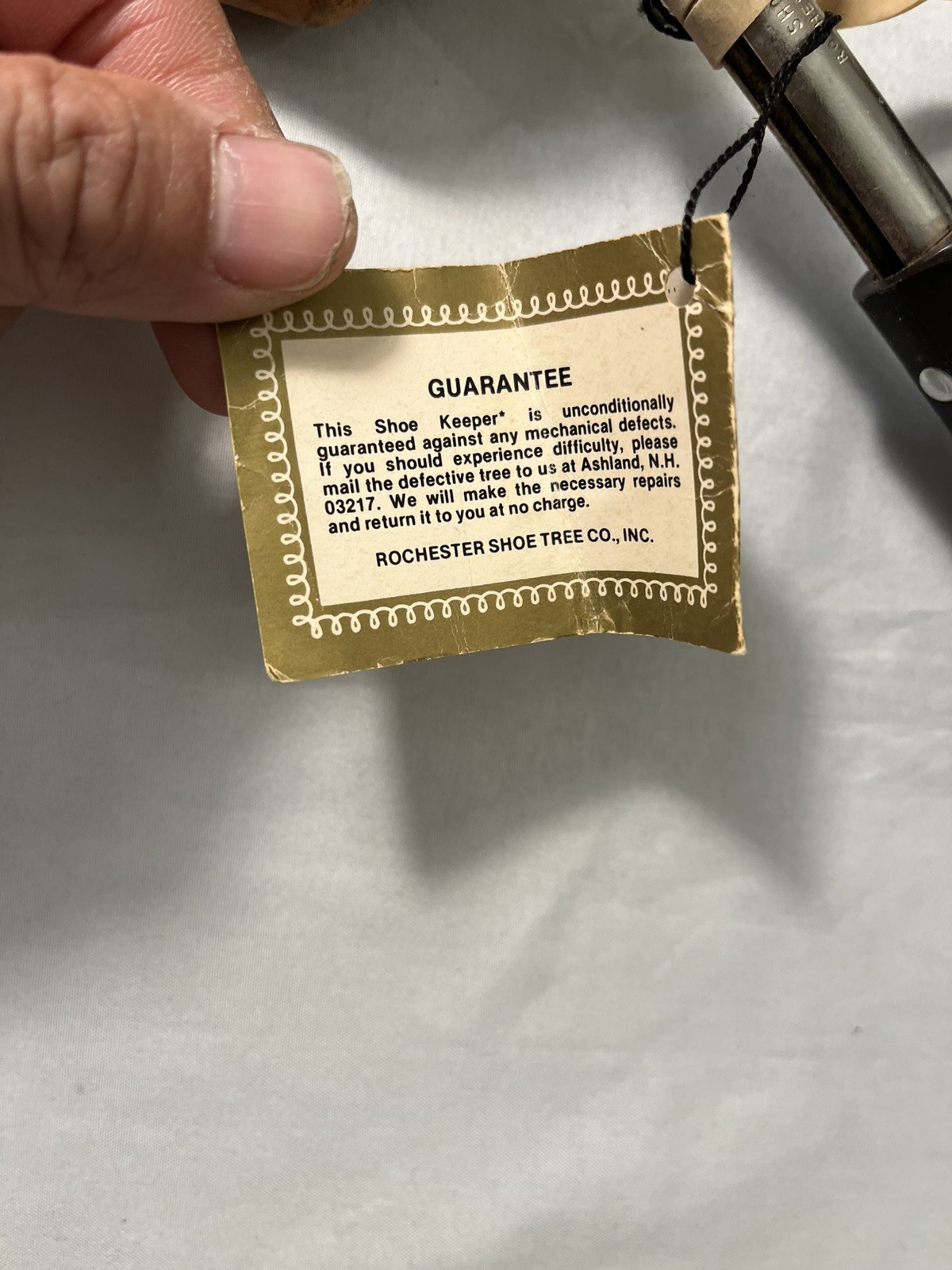 Vintage Rochester Shoe Tree Co. Travel Tree Keepers Stretchers Cedar Wood NWT