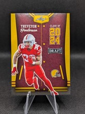 Treveyon Henderson 2023 Leaf Draft - Class Of 2024 [Yellow] #81 (RC) Patriots 