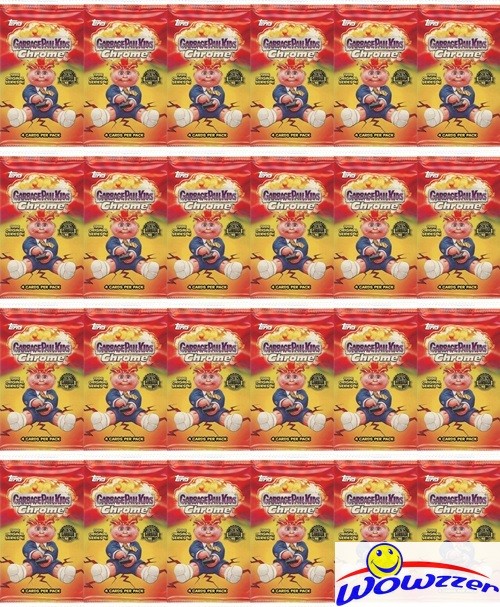(24) 2021 Topps Garbage Pail Kids CHROME Series 4 Factory Sealed Packs-96 Cards!