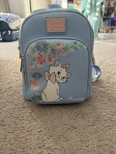 light blue Marie loungefly backpack disney-go...