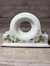 Wedgwood Wild Strawberry Bone China Mantel Clock Facing England NO CLOCK 6.5x4.5
