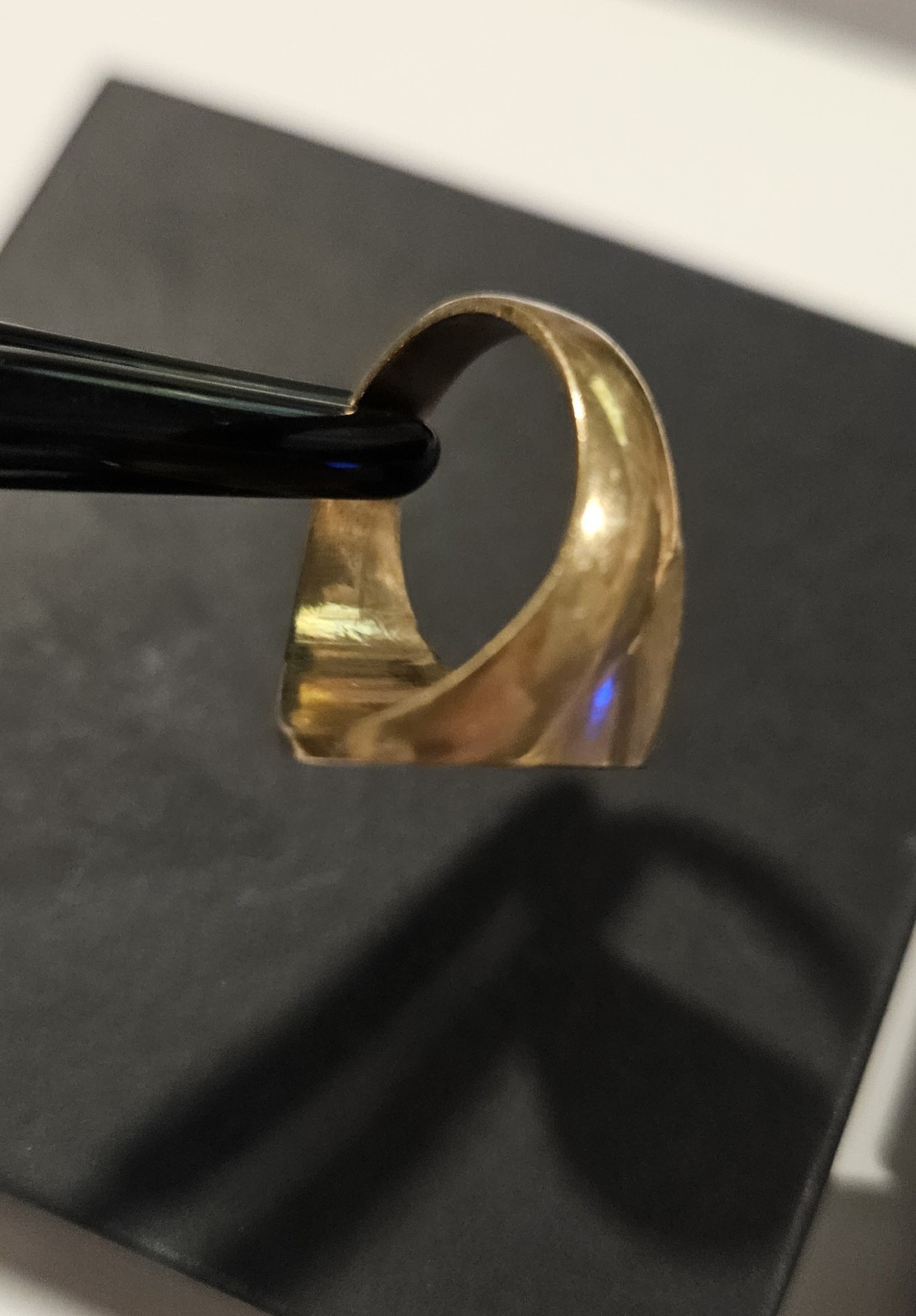 10k Solid Gold Monogram Ring Not Scrap - image 5