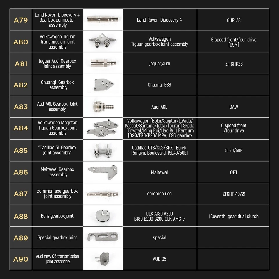 ATF Automatic Transmission Gearbox Joints Oil Filling Tool Special Connectors  - Image 4 of 4
