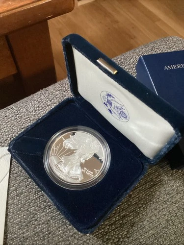 2005 W Proof  American Silver Eagle - With Box & COA