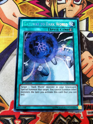 Tor zur Dunklen Welt lcjw-de250 1. Auflage (NM) Secret Rare Yu-Gi-Oh!