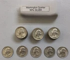 Washington Quarters 90% Silver - 40 Coins 1964 Date