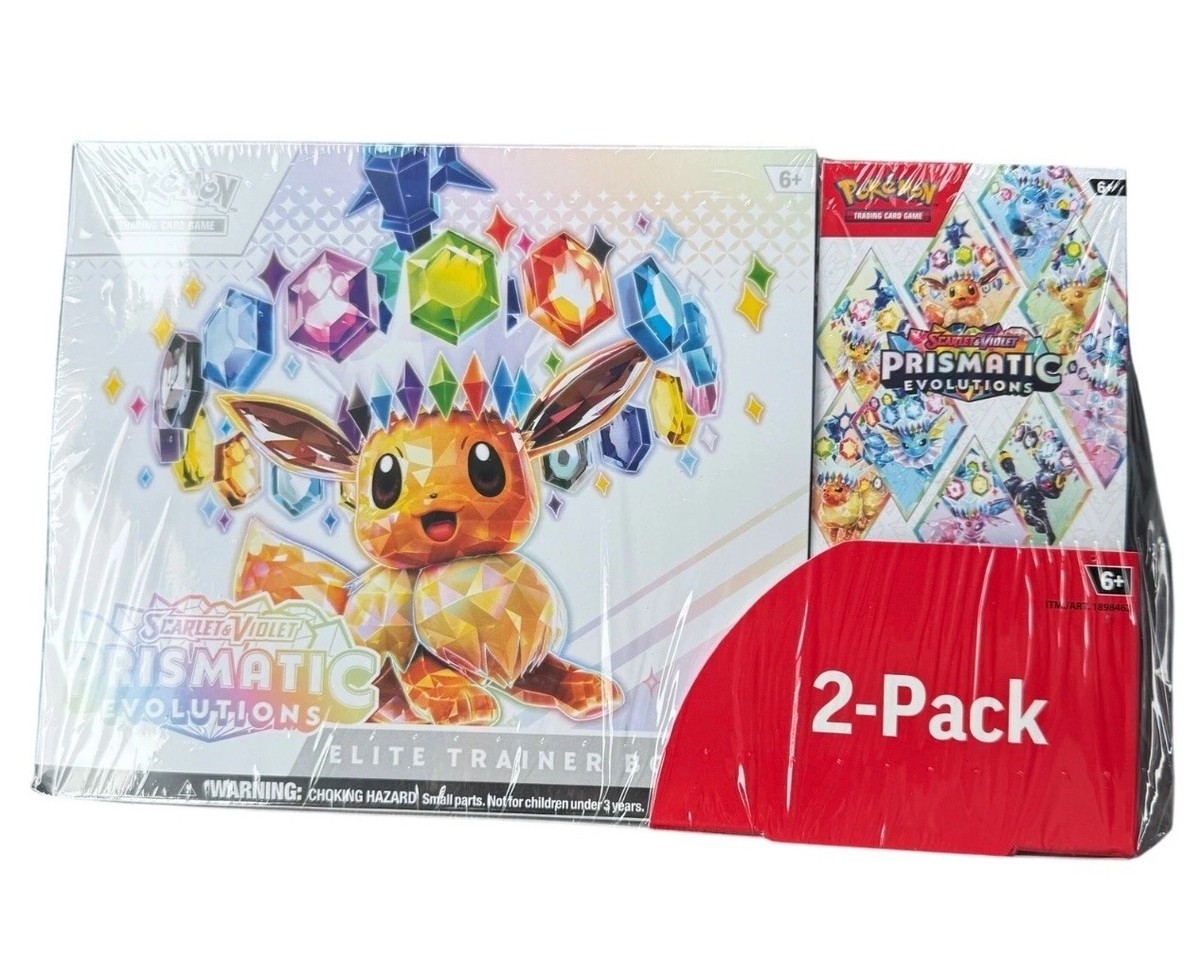 Pokémon Prismatic Evolutions Elite Trainer Box Booster