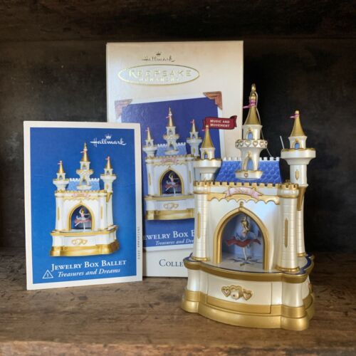 3 Hallmark Andenken Schmuckkästchen Spieluhr & Uhrwerk 2002-2004 orn, orig Box/Karten - Bild 2 von 5