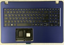 German Qwertz Keyboard ACER Aspire F5-573, F5-573G 6B.GGPN7.010 Topcase Blue