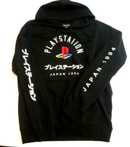 NWOT-PlayStation-Japan-1994-Retro-Officially-Licensed-Black-Hoodie-Sz-Medium