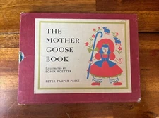 RARE! The Mother Goose Book; Peter Pauper Press; 1946; ILLUSTRATED