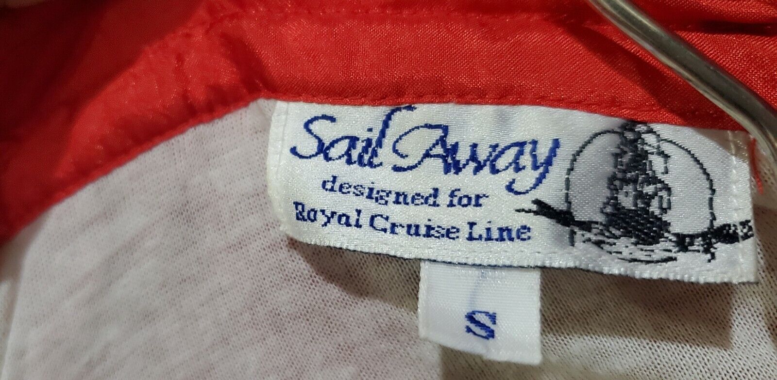 Vintage Red Sail Away Windbreaker Women’s Jacket … - image 4
