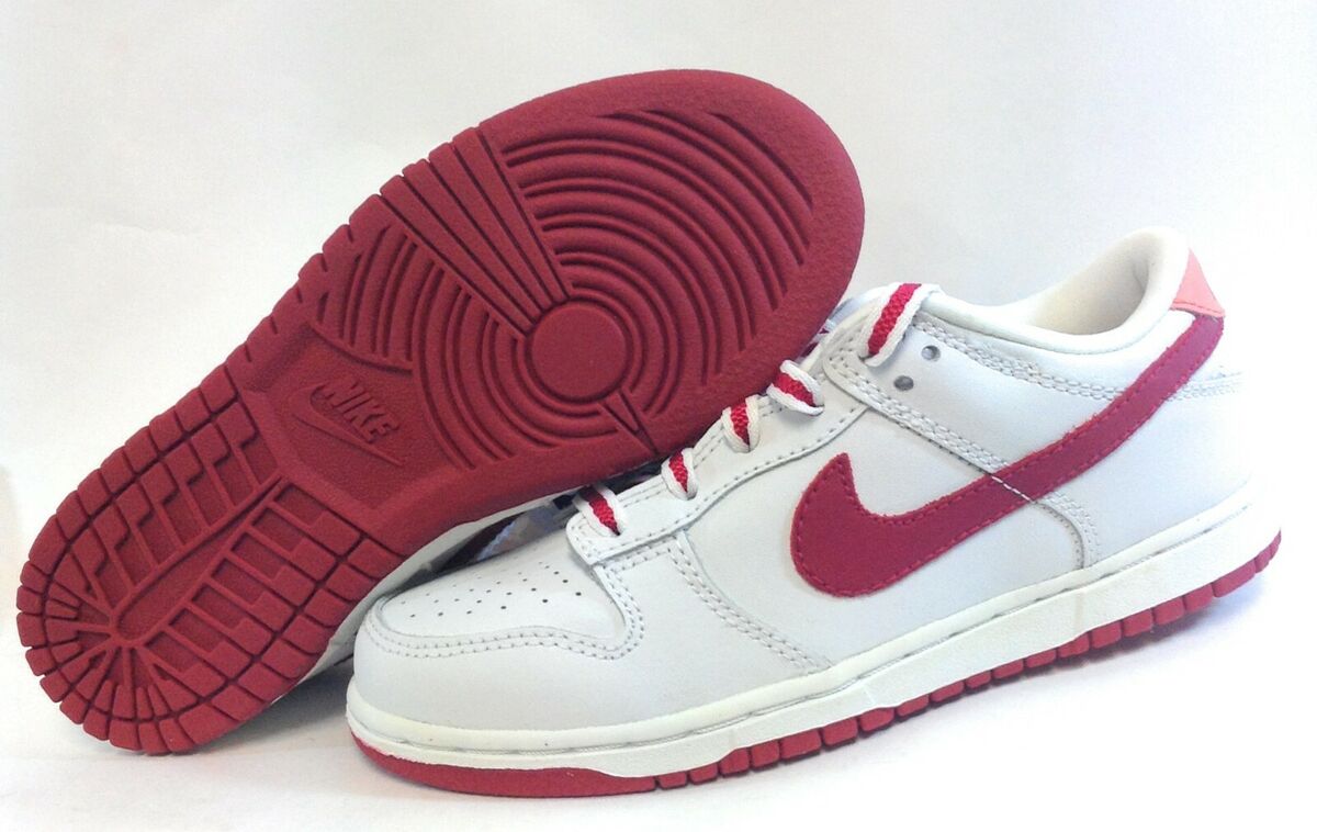 Girls Kids Youth Nike Dunk Low '05 311543 164 White Red 2006 Girls Kids Youth Nike Dunk Low '05 311543 164 White Red 2006