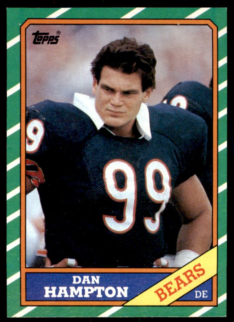 1986 Topps Dan Hampton Chicago Bears #22