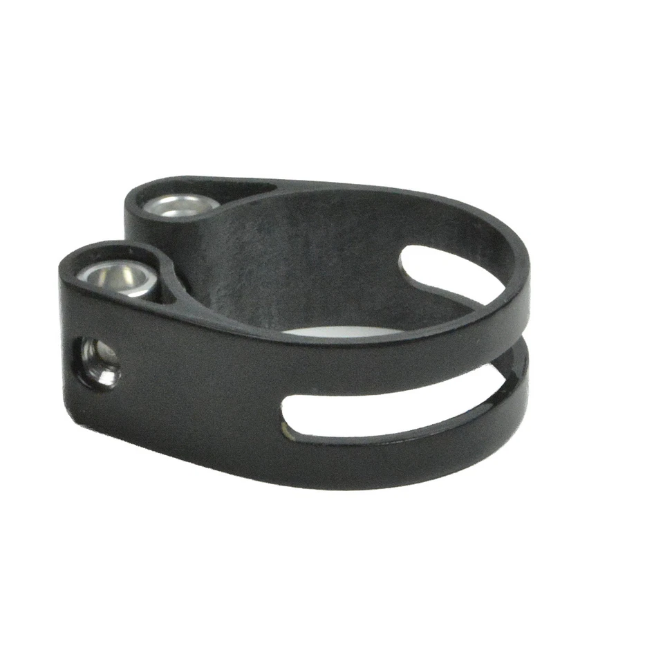 Abrazadera de tija de sillín OMNI Racer WORLDS LIGHTEST carbono titanio: 34,9-35 mm BRILLANTE Foto 3 de 4