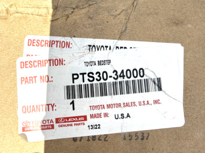 2022-2025 TOYOTA TUNDRA BED STEP ASSEMBLY PTS30-34000 OEM NEW