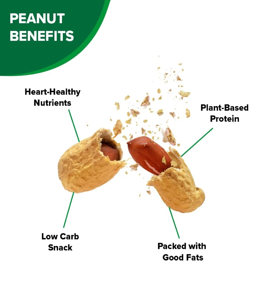 5 PACK - Hampton Farms Unsalted In-Shell Peanuts (5 lbs.) Total 25 lbs - Image 2 of 3