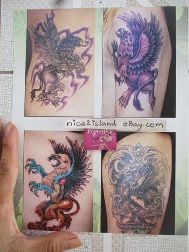 biker arm tattoo body art skin photos pictures 7x9 inch waterproof paper menu