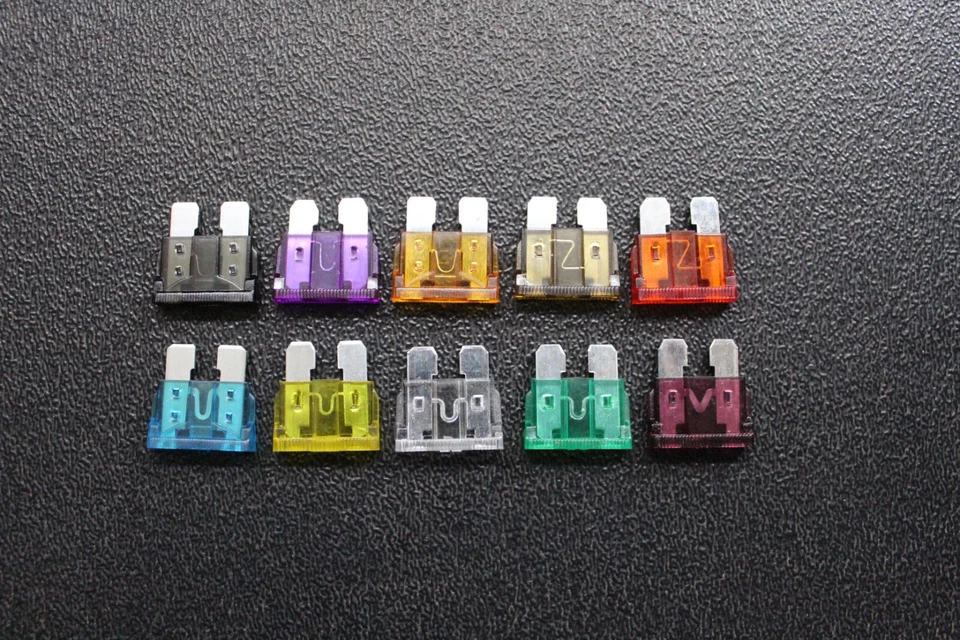 1000 PK 100 EACH ATC FUSES AMP ATO FUSE BLADE STYLE CAR BOAT AUTO VARIETY - Image 2 of 4